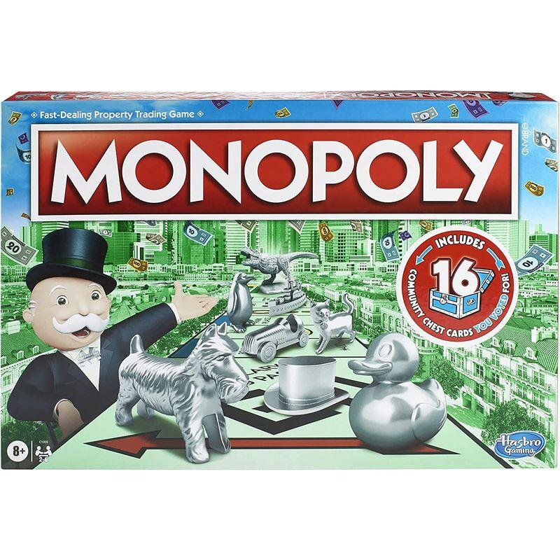 MONOPOLY (モノポリー) ゲーム ファミリーボードゲーム 2?6人用 子供用ボードゲーム 対象年齢8歳以上 ファン投票コミュニティチ パズル ゲーム