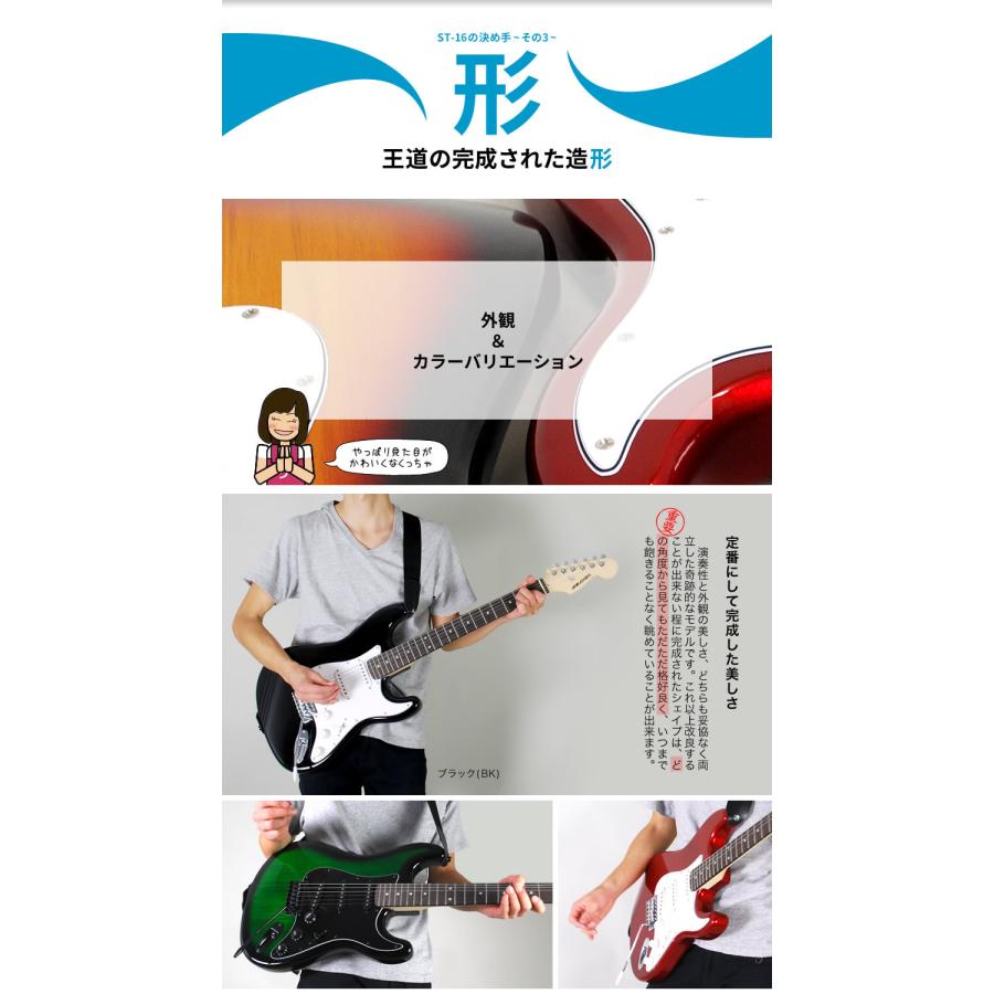 エレキギター 左利き用 SELDER ST-23LH 単品〔ソフトケース エレキギター 左利き用 SELDER ST-23LH 単品〔ソフトケース