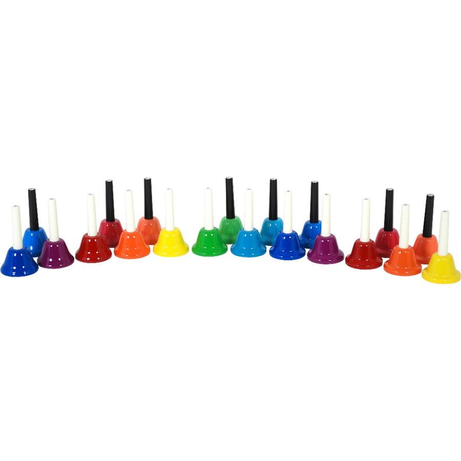 美品！ウチダ ミュージックベル ハンドベル 20音セット 専用ケース 付き 美品！ウチダ ミュージックベル ハンドベル 20音セット 専用