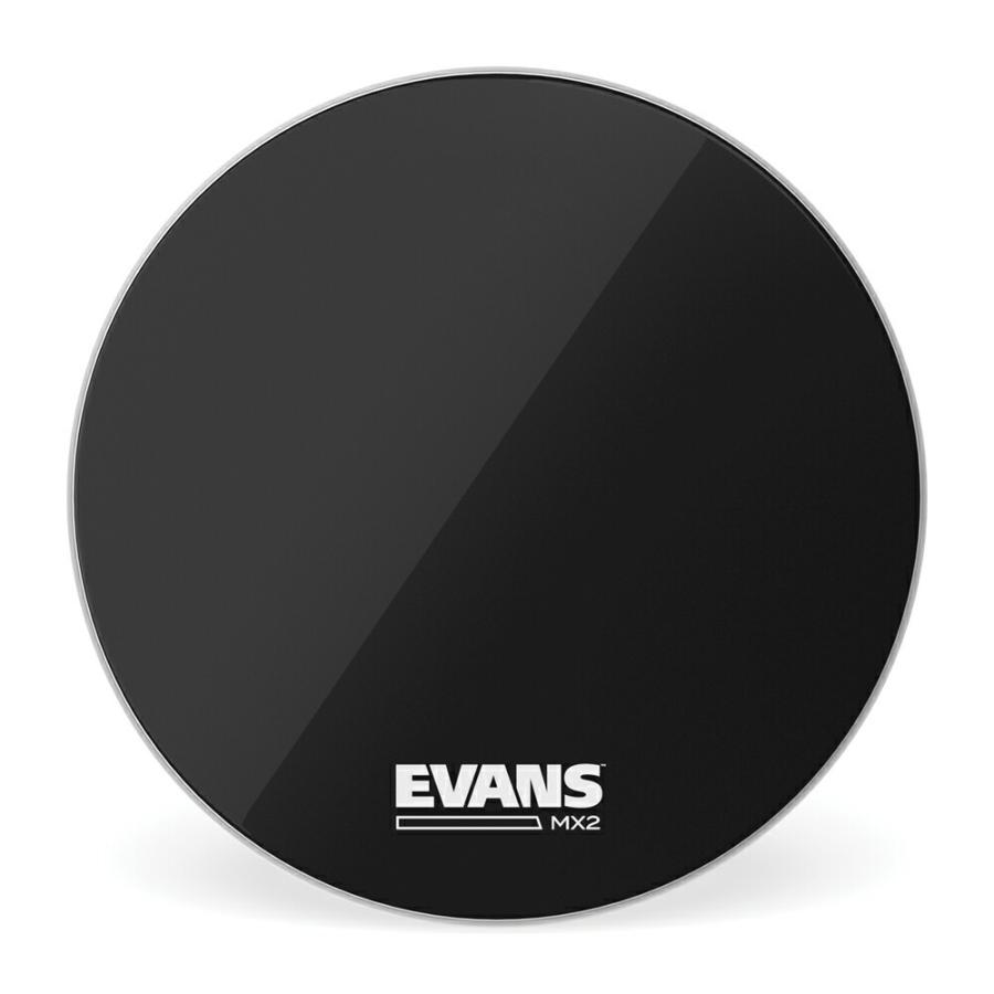 EVANS エヴァンス MX2 Black マーチングバスヘッド 20" BD20MX2B＊