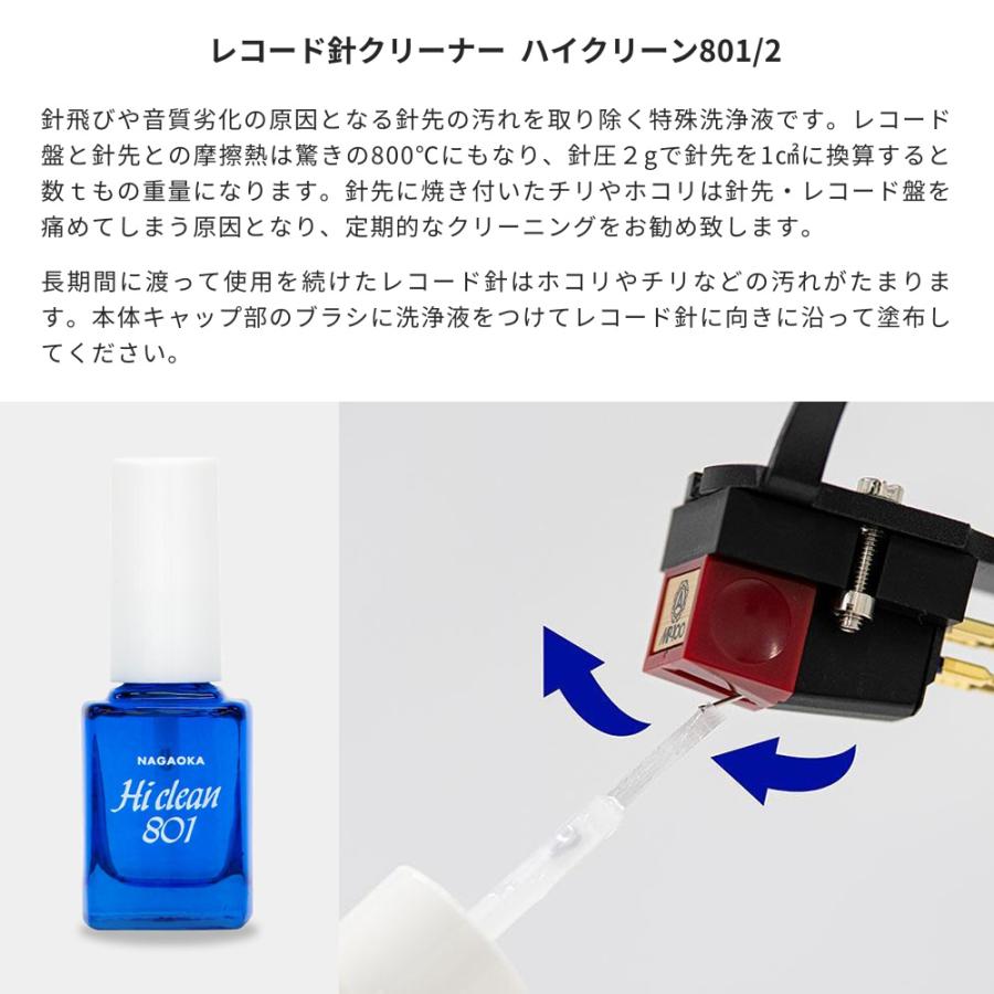 NAGAOKA レコードクリーニング3点セット CLSET2〔レコード