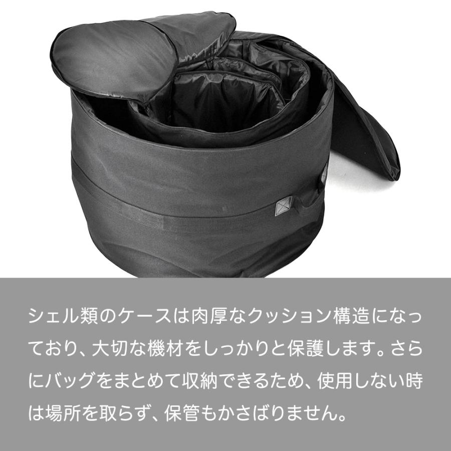 ★新品送料無料! 高級厚手ドラムセットバッグ ドラムバッグ★ ドラムバッグセット DBS-2000〔KC ケーシー ドラムバッグ ドラムケース