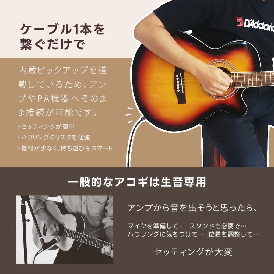 【手渡し希望】Sepia Crue EAW-300-VS アコースティックギター エレアコ Sepia Crue EAW-01 リミテッドセット〔アコースティック