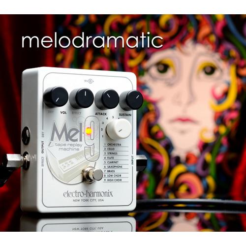【ほぼ新品】electro harmonix Mel9 / エレハモ 日本語字幕】Electro Harmonix MEL9 Tape Replay Machine EHX