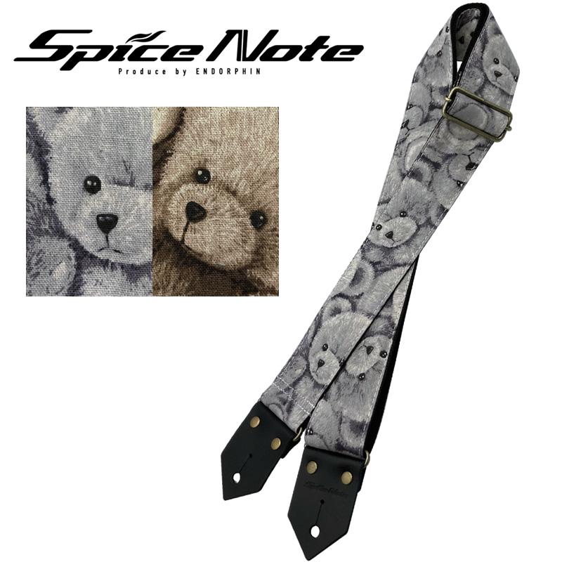 Spice Note ギター ベース ストラップ ES-PP50TB “Teddy Spice Note ギター ベース ストラップ ES-PP50TB “Teddy