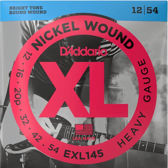 D'Addario（ダダリオ） エレキギター弦 Heavy EXL145〔ニッケル daddario エレキ弦 EXL-145〕〔ゆうパケット ...