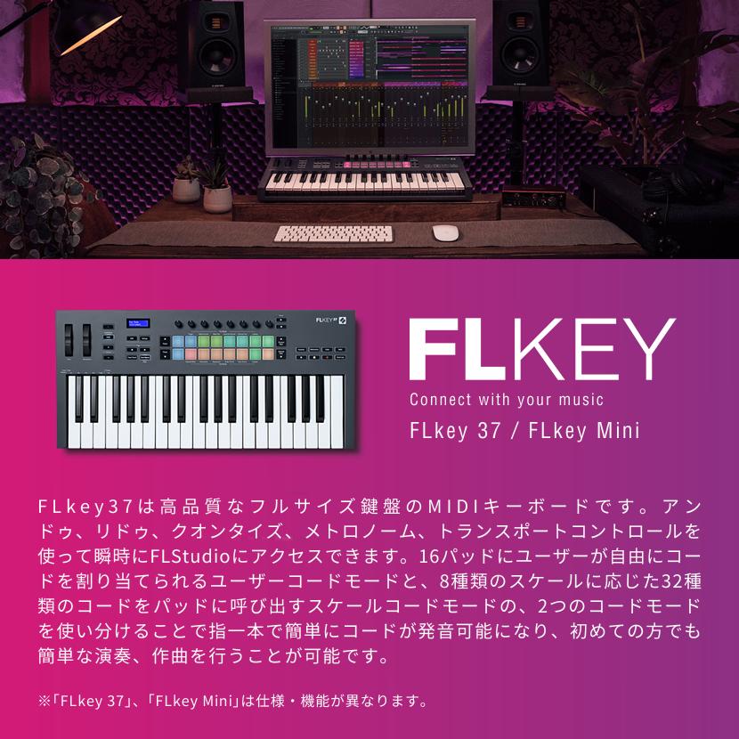 NOVATION MIDIキーボード 37鍵盤 FLkey 37［ノベーション MIDI鍵盤 FL