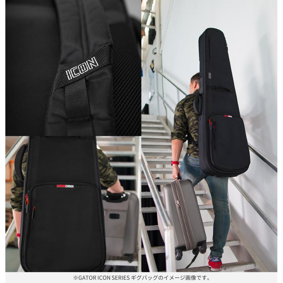 GATOR エレキギター用ギグバッグ G-ICON Series G-ICONELECTRIC (レインカバー付属)［ゲーター GIGBAG ギターケース ギターバッグ 全5カラー］〈大型荷物〉｜sakuragakki｜16