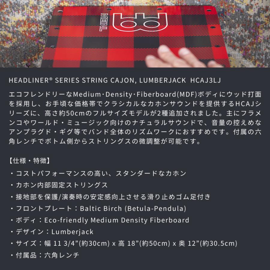 MEINL Percussion カホン Headliner Serie HCAJ3LJ〔マイネル パーカッション ヘッドライナーシリーズ String Cajon〕の画像