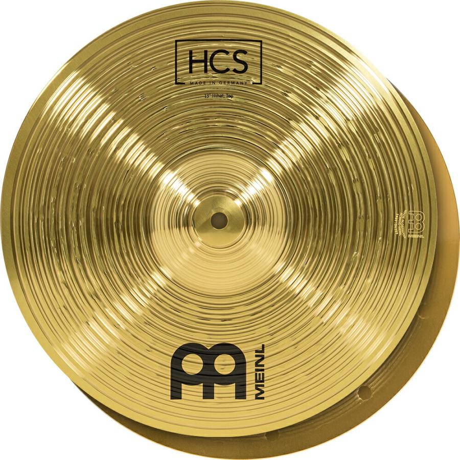 MEINL Cymbals ハイハットシンバル HCS シリーズ 13\" Hihat ペア HCS13H 〔 マイネル シンバル ドラム 〕"
