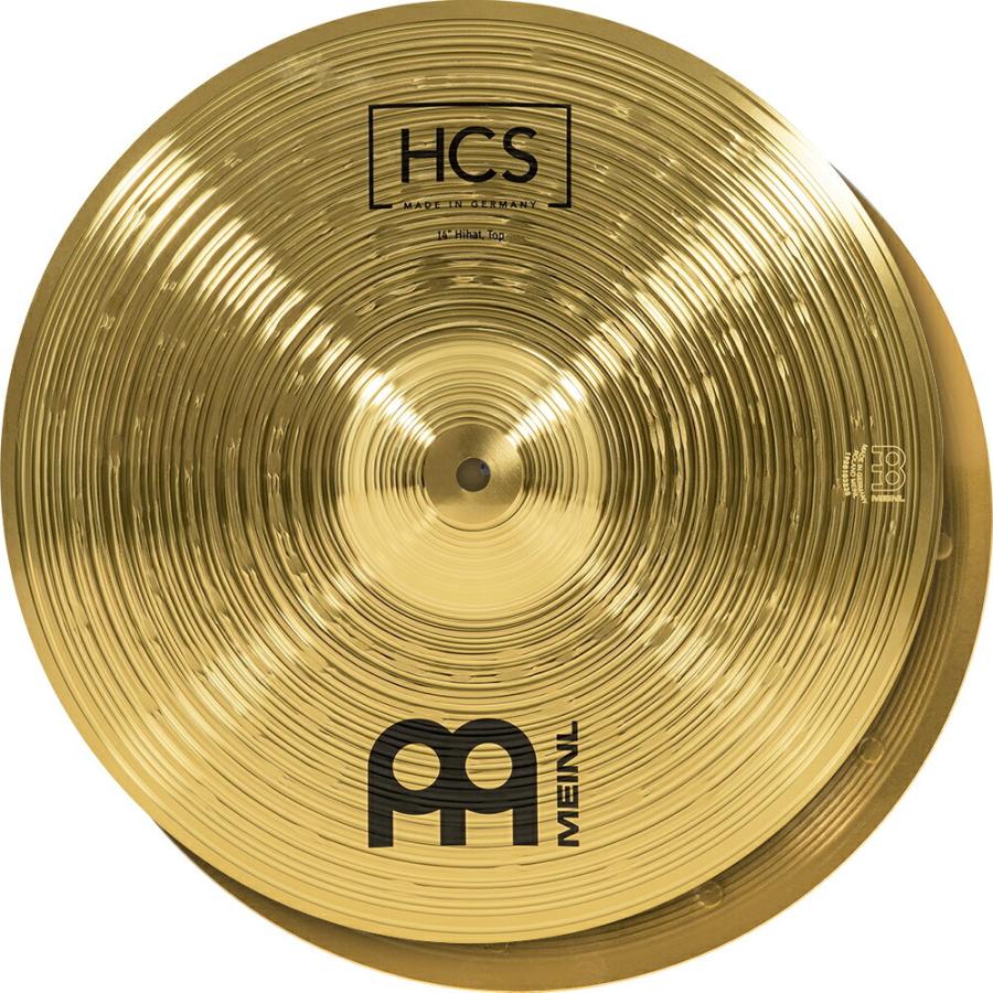 MEINL Cymbals ハイハットシンバル HCS シリーズ 14\" Hihat ペア HCS14H 〔 マイネル シンバル ドラム 〕"