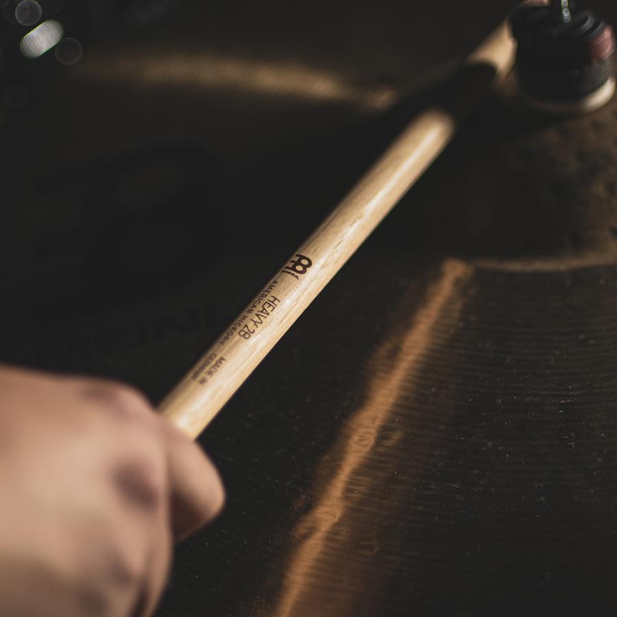 MEINL Stick & Brush ドラムスティック HEAVY アメリカンヒッコリー 2ペアセット〔マイネル Acornチップ 5A ...