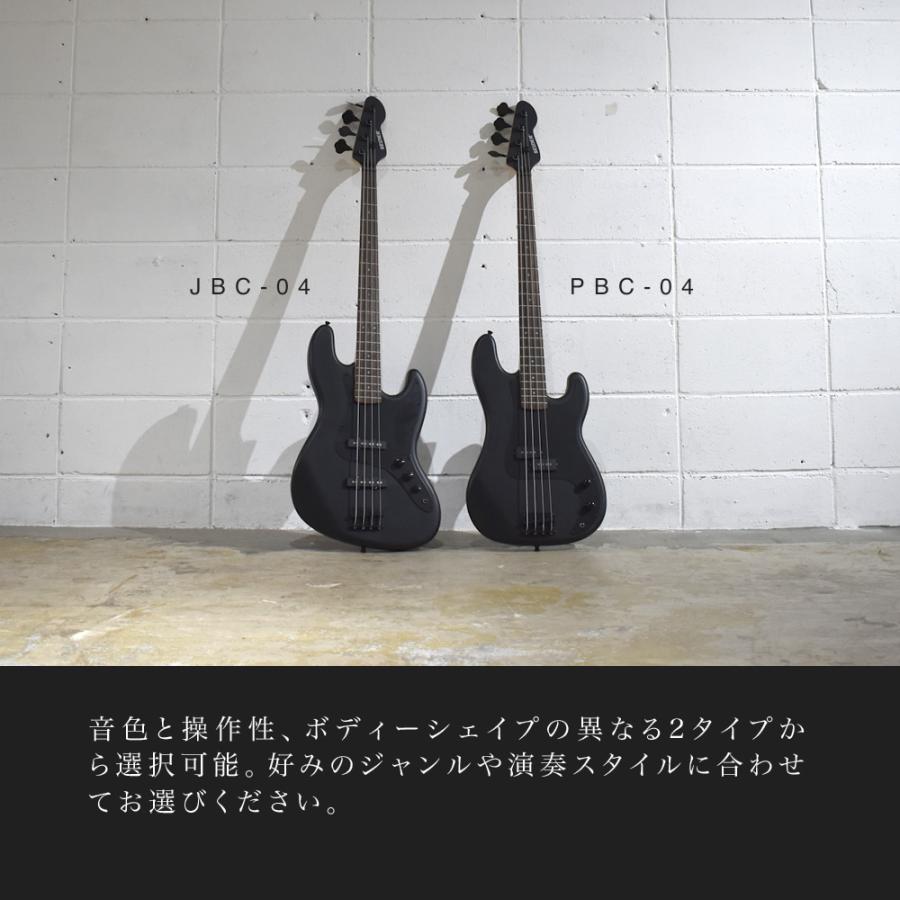 SELDER エレキベース JBC-04/PBC-04 VOX amPlug3セット〔セルダー エレキベース ヘッドフォンアンプ アンプラグ3 AP3-BA AP3BA AP3-MB AP3MB〕〔大型荷物〕の画像