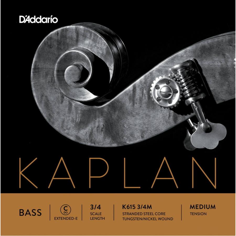 2021春大特価セール！ Strings Bass Double Kaplan 3/4M K615 ウッドベース弦 D'Addario / コントラバス)【ゆうパケット対応】 daddario (バラ弦/ミディアム)(ダダリオ -MED C その他弦楽器用品