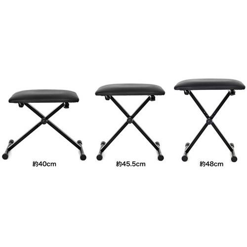 キーボードスローン KB-4400〔折りたたみ式、3段階調整〕〔KB4400