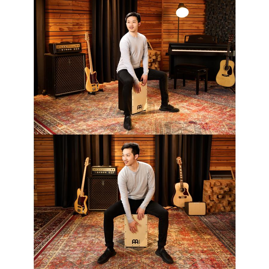 MEINL Percussion カホン Headliner Serie MCAJ100BK-MA+ 純正ギグバッグ付き〔マイネル パーカッション ヘッドライナーシリーズ Cajon〕の画像