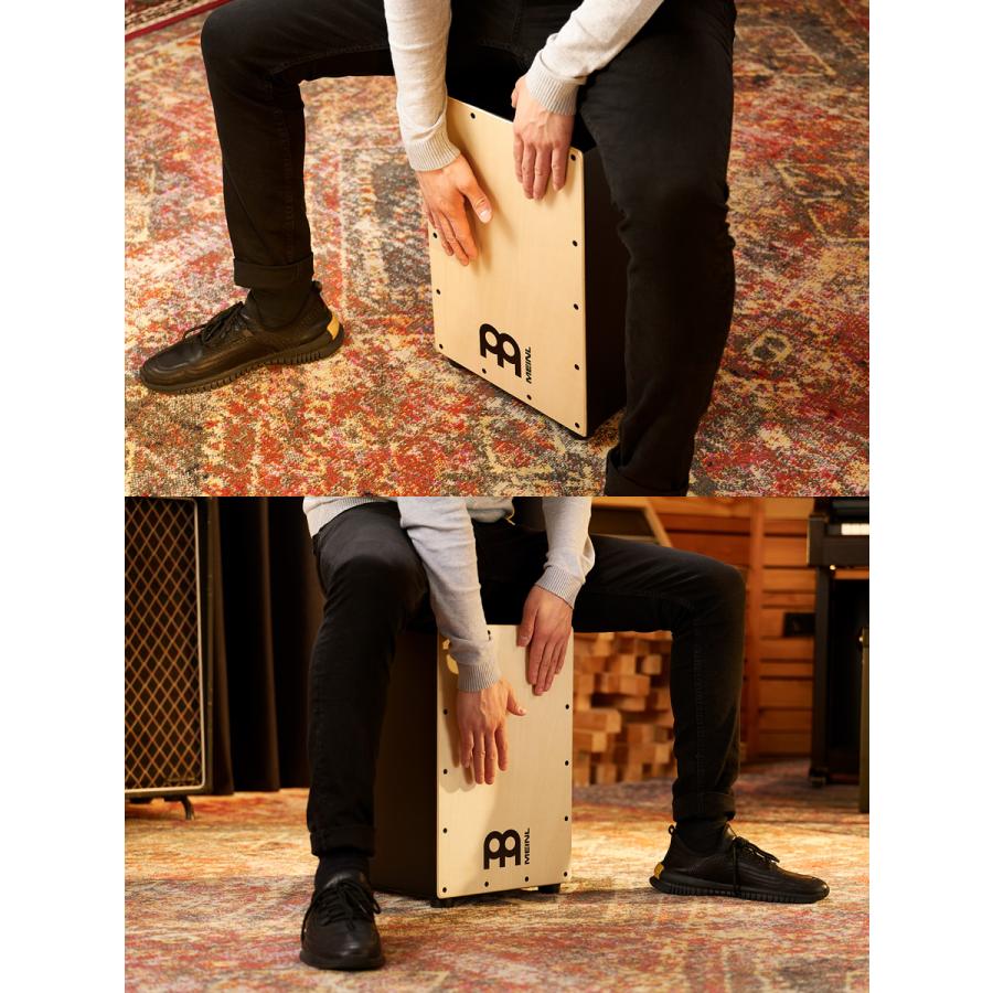 MEINL Percussion カホン Headliner Serie MCAJ100BK-MA+ 純正ギグバッグ付き〔マイネル パーカッション ヘッドライナーシリーズ Cajon〕の画像