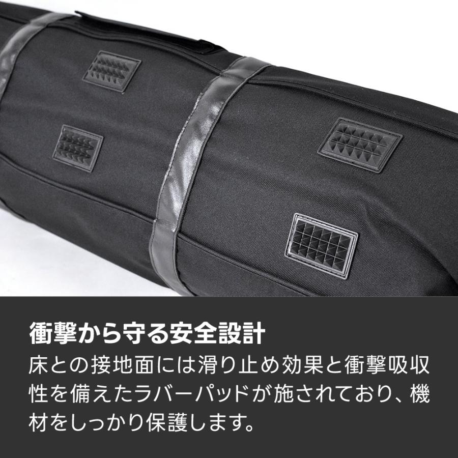 マイクスタンドバッグ MSB-45〔4本収納可能 仕切り 肩掛けストラップ