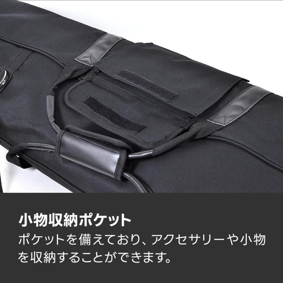 マイクスタンドバッグ MSB-45〔4本収納可能 仕切り 肩掛けストラップ