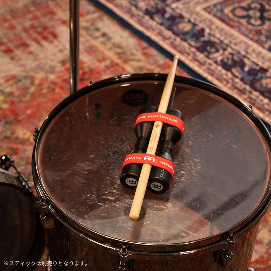 MEINL Percussion シェイカー＆ラバーストラップセット MSS SH4BK with