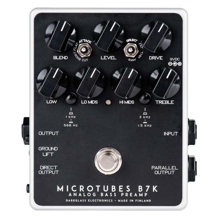 Darkglass Electronics プリアンプ Microtubes B7K OD/Preamp［V2］［ベース用エフェクター ダークグラスエレクトロニクス］『今だけピック10枚セット付き』｜sakuragakki