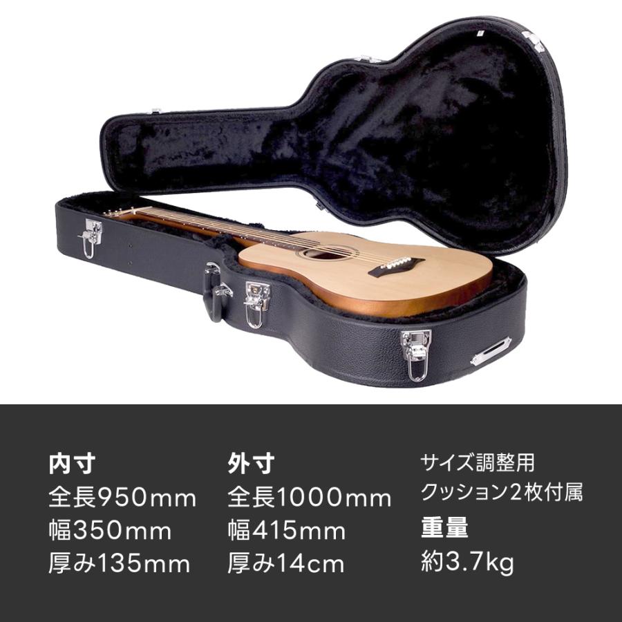 S.yairi アコースティックギター ギターケース、備品2点セット ミニアコースティックギター用ハードケース MW-120〔S.Yairi YM-02対応
