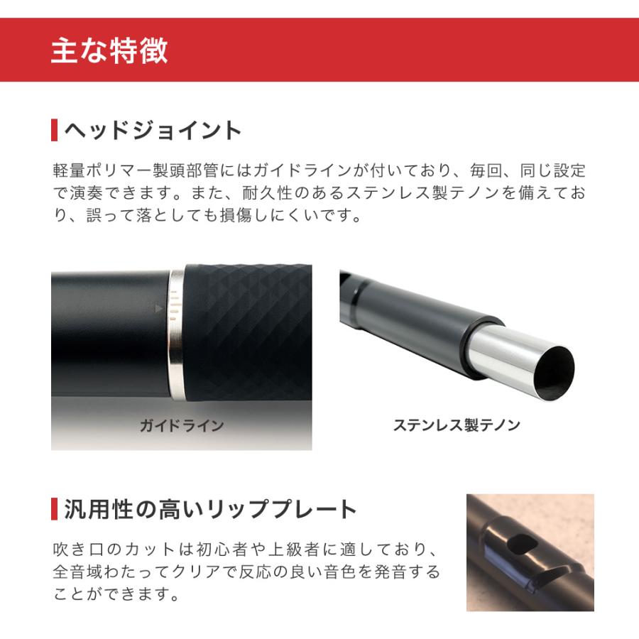 nuvo NUVO Band プラスチック製 C調 フルート FLUTE NB300FBK