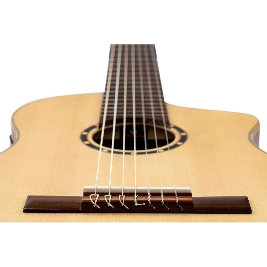 ORTEGA 7弦 クラシックギター FAMILY SERIES PROシリーズ RCE133-7 ギグバッグ付き〔オルテガ 多弦 エレガット 単板 2023〕_6