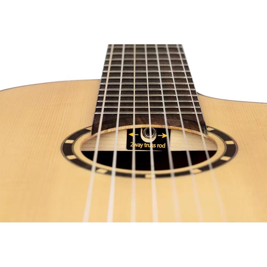 ORTEGA 7弦 クラシックギター FAMILY SERIES PROシリーズ RCE133-7 ギグバッグ付き〔オルテガ 多弦 エレガット 単板 2023〕_7