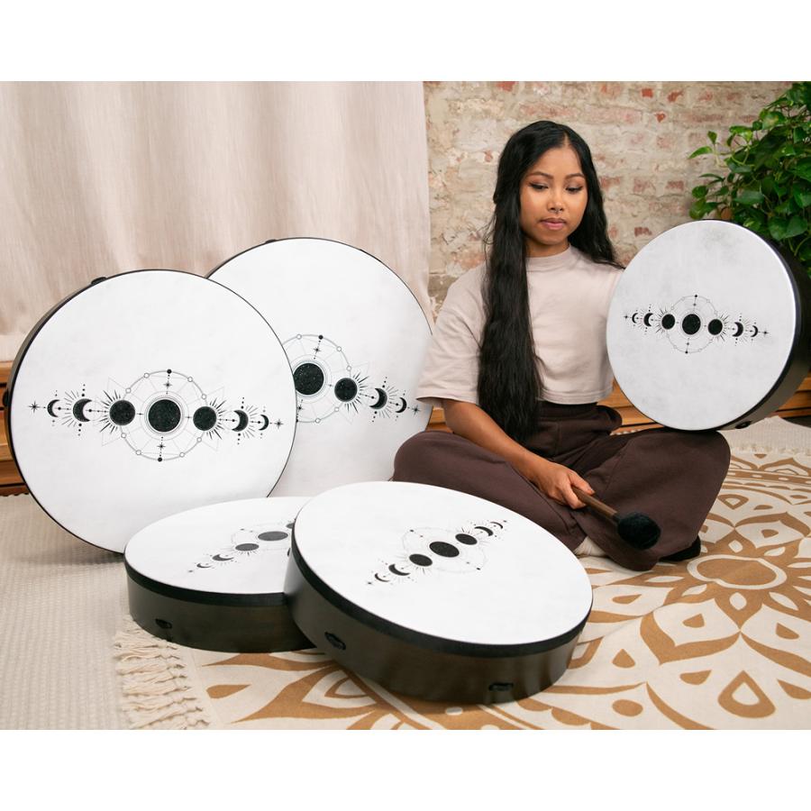 MEINL Sonic Energy リチュアルドラム シンセティックヘッド 14" RD14DWB-SH〔マイネル フレームドラム ヨガ ヒーリング 瞑想 ムーンフェイズ RITUAL DRUM 〕_10