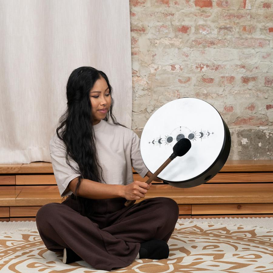 MEINL Sonic Energy リチュアルドラム シンセティックヘッド 14" RD14DWB-SH〔マイネル フレームドラム ヨガ ヒーリング 瞑想 ムーンフェイズ RITUAL DRUM 〕_7