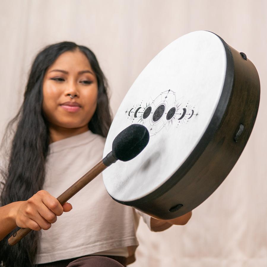 MEINL Sonic Energy リチュアルドラム シンセティックヘッド 14" RD14DWB-SH〔マイネル フレームドラム ヨガ ヒーリング 瞑想 ムーンフェイズ RITUAL DRUM 〕_8