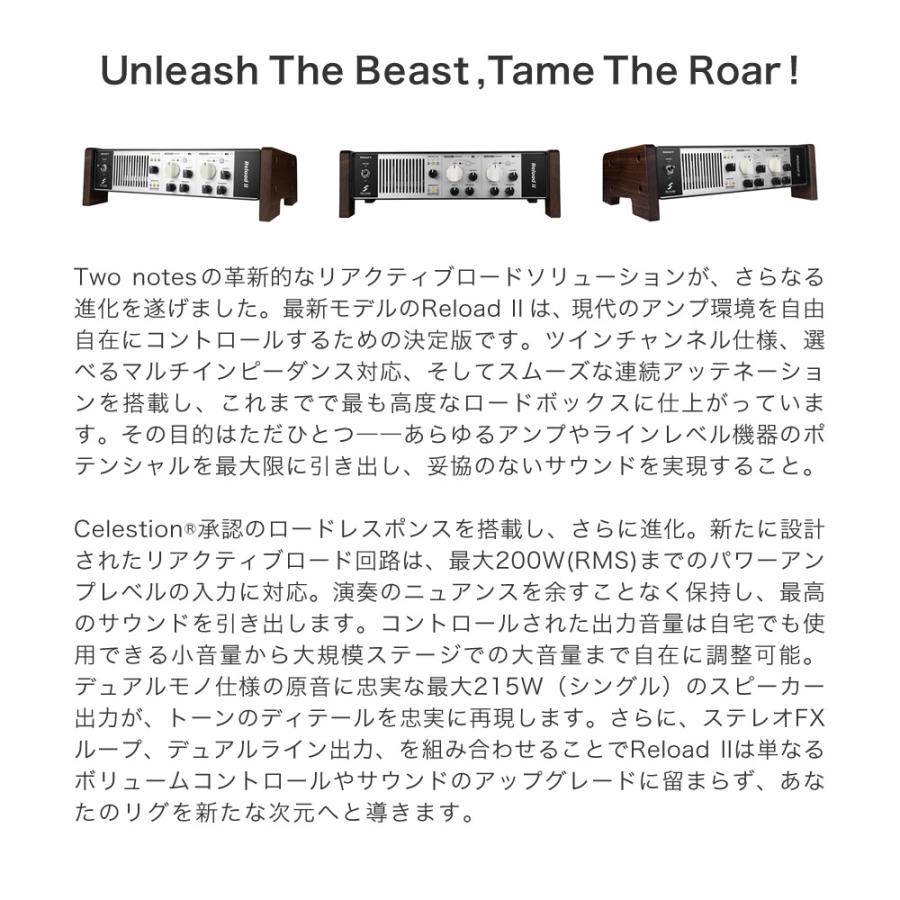 Two notes RELOAD II ロードボックス アッテネーター〔RELOAD2 リロード 2 トゥーノーツ ノート〕〔ピック10枚 ...
