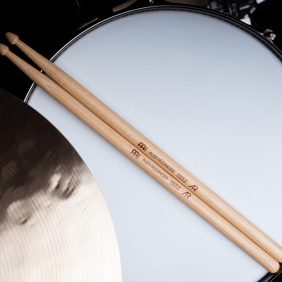 MEINL Stick & Brush ドラムスティック ALEX RUDINGER アメリカンヒッコリー Acornチップ SB613 2 ...