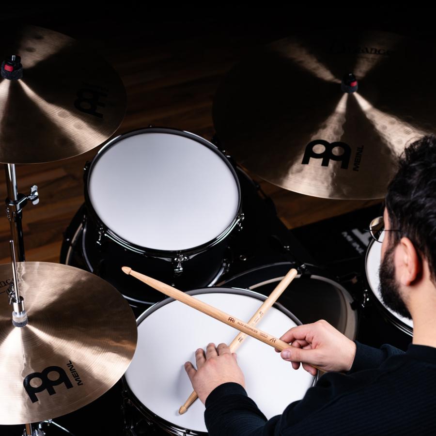 MEINL Stick & Brush ドラムスティック ALEX RUDINGER アメリカンヒッコリー Acornチップ SB613 2 ...