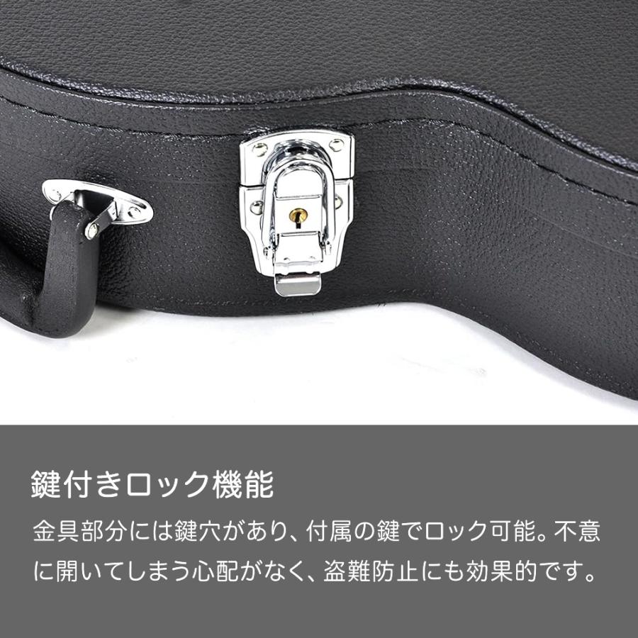 エレキギター　ハードケース　ストラト用　カギつき Amazon.co.jp: AW エレキギターハードケース ストラトキャスター