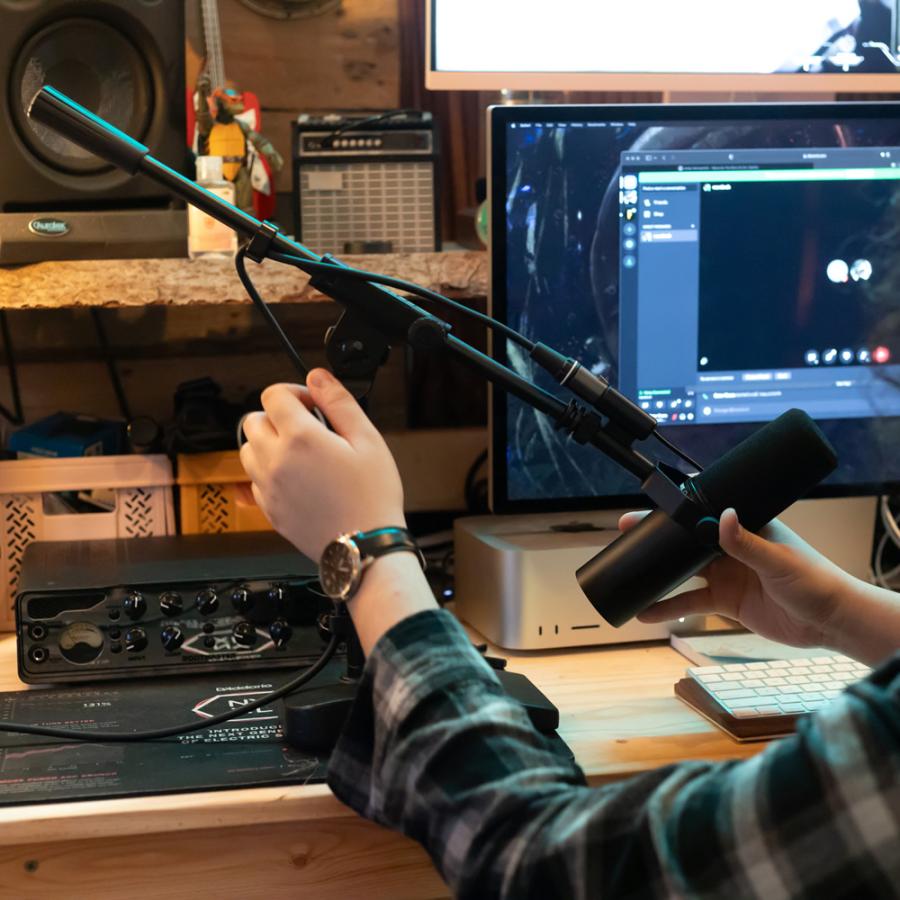 GATOR CASES Shure by Gator 卓上マイクスタンド ブームタイプ 角型