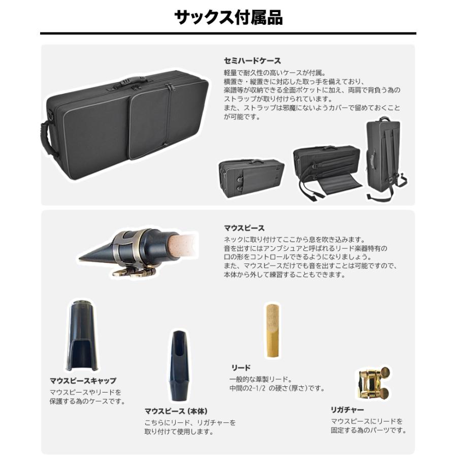 Soleil ソレイユ アルトサックス カラーモデル Sal 1 初心者入門セット ホワイトは入荷未定 Sal1 ホワイト レッド ブラック ピンクサファイア Soleilsal1 Color 初心者 入門ギターのサクラ楽器 通販 Yahoo ショッピング