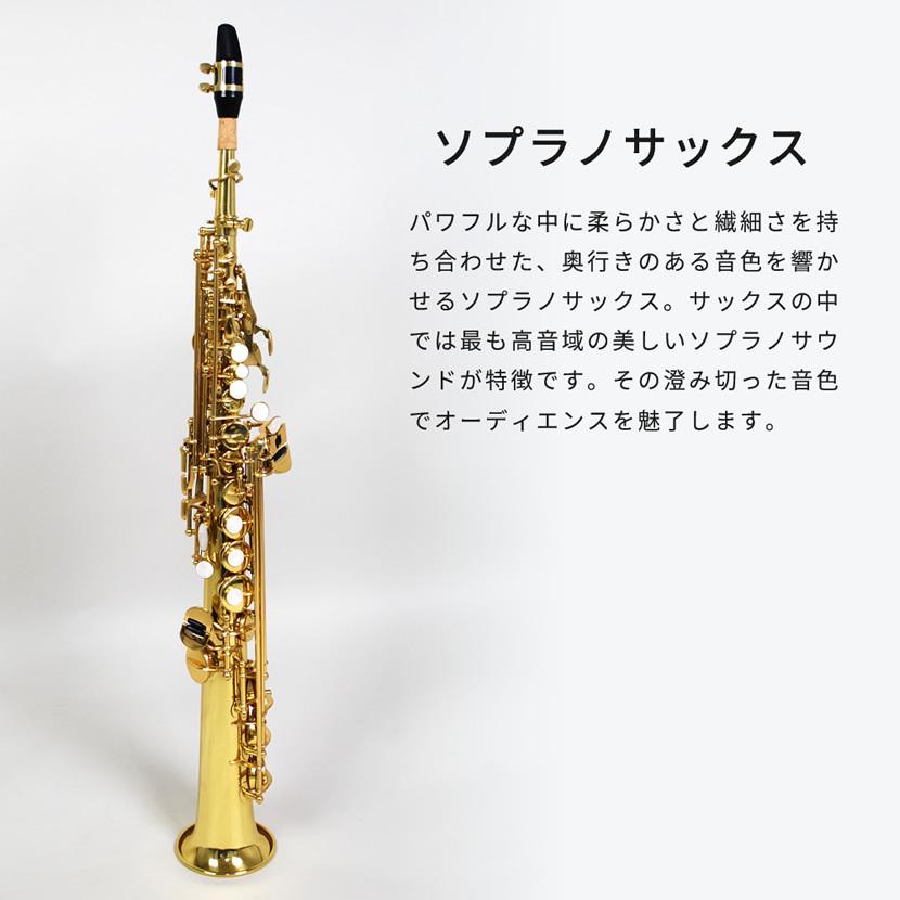 Soleil ソプラノサックス SSP-1 初心者入門セット〔ソレイユ Soleil ソプラノサックス SSP-1 初心者入門セット〔ソレイユ