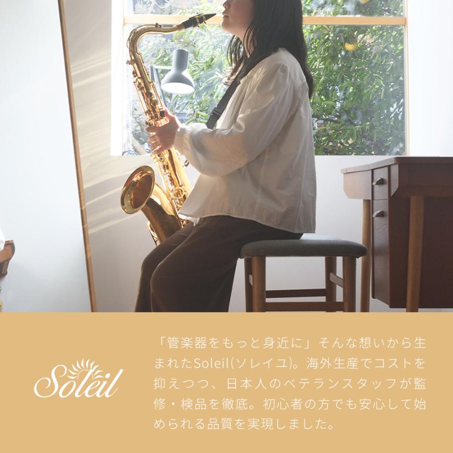 Soleil テナーサックス STN-1 単品〔セミハードケース、その他付属品付き〕〔ソレイユ STN1 金管楽器〕の画像