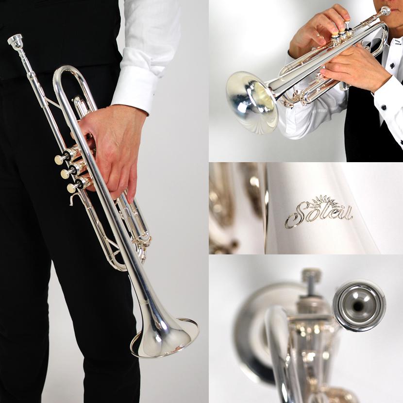 Soleil トランペット STR-2/SV 初心者入門セット〔シルバー Soleil トランペット STR-2/SV 初心者入門セット〔シルバー