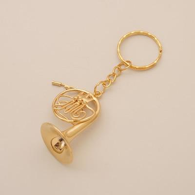 ミニチュア楽器 キーホルダー ホルン 全長約2.5cm SUNRISE SOUND