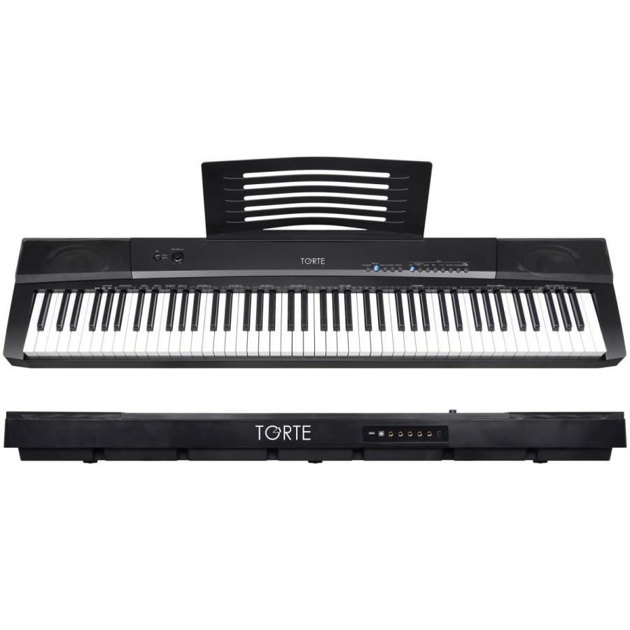 電子ピアノ 88鍵盤 TORTE TDP-88 単品 (譜面立て・ペダル・アダプター 電子ピアノ 88鍵盤 TORTE TDP-88 単品 (譜面立て・ペダル・アダプター
