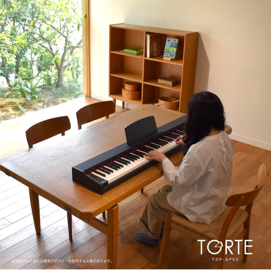 電子ピアノ 88鍵盤 TORTE TDP-SP03 ピアノ本体のみ(スタンド無し 電子ピアノ 88鍵盤 TORTE TDP-SP03 ピアノ本体のみ(スタンド無し