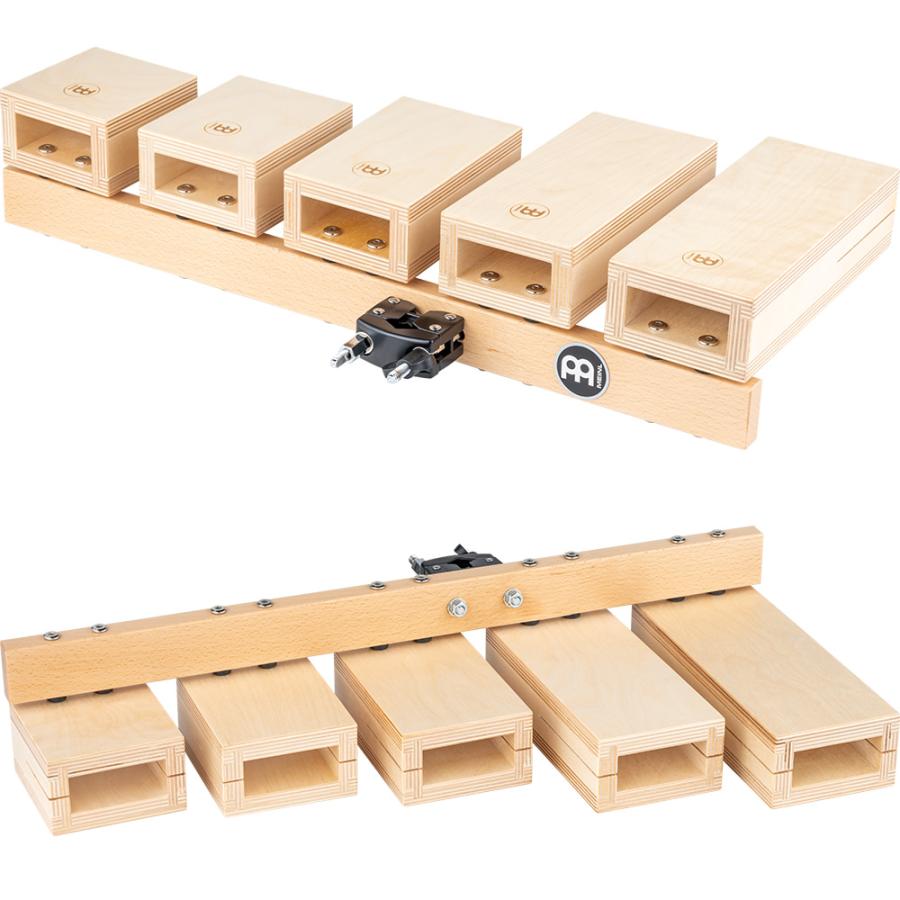 MEINL Percussion ウッドブロック5点セット TMWTB〔マイネル パーカッション WOOD TEMPLE BLOCK SET〕_2