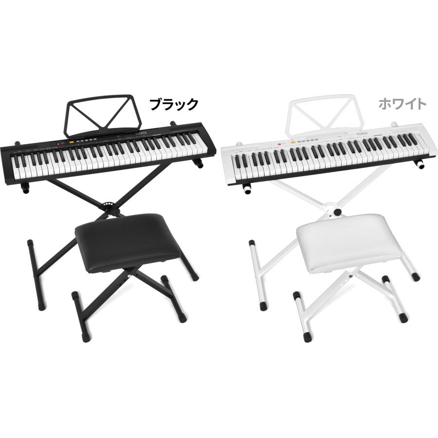 61鍵盤キーボード 超軽量スリム設計〔イス・スタンド 61鍵盤キーボード 超軽量スリム設計〔イス・スタンド