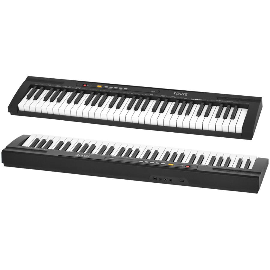 キーボード ピアノ 61鍵盤 超軽量スリム設計 TORTE TSDK-61 〔トルテ 電子 デジタル TSDK61〕｜sakuragakki｜12