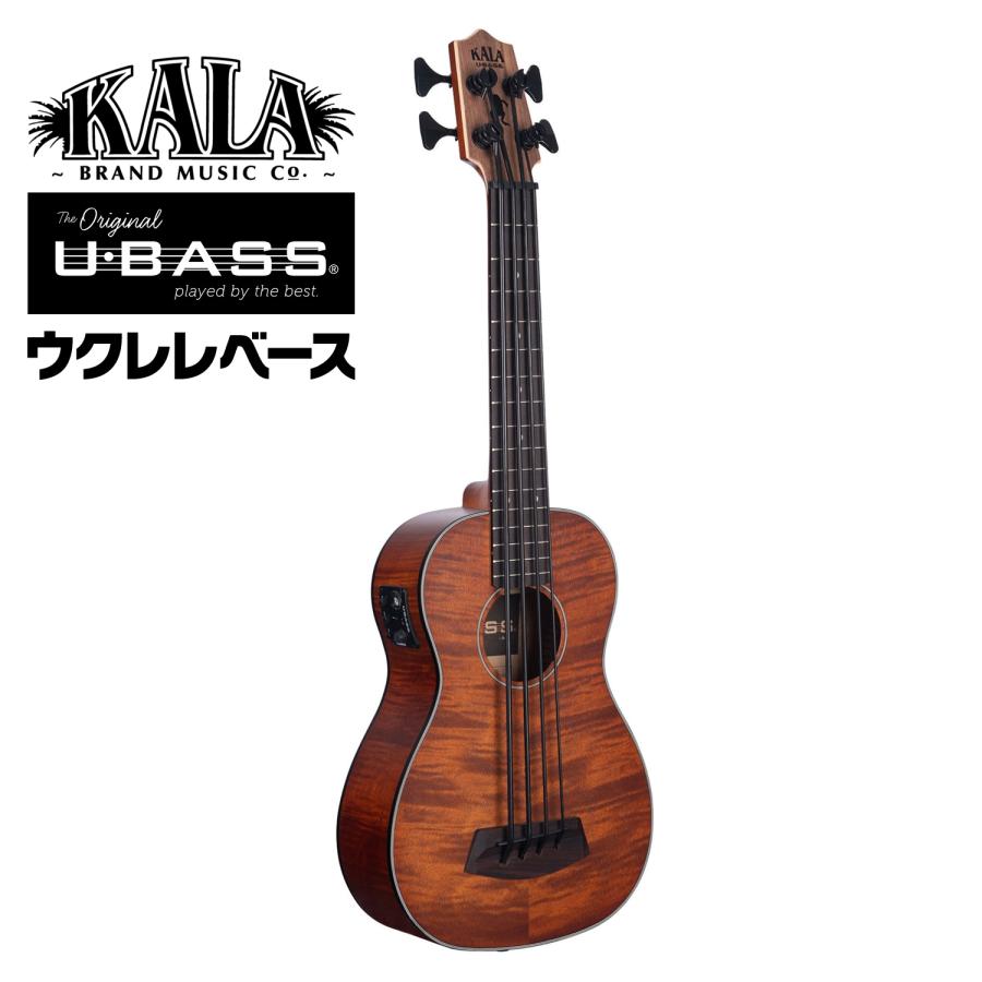 KALA ウクレレ ベース EXOTIC MAHOGANY U-BASS UBASS-EM-FS20_06  