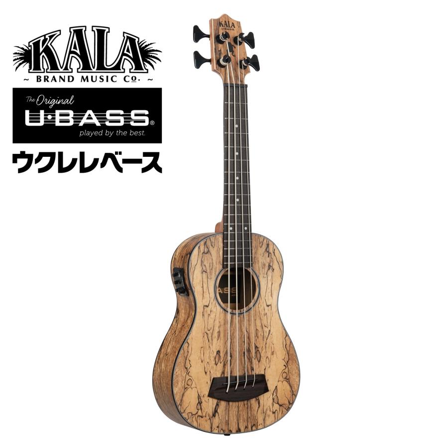 KALA ウクレレ ベース SPALTED MANGO U-BASS UBASS-SP-MNG-FS 