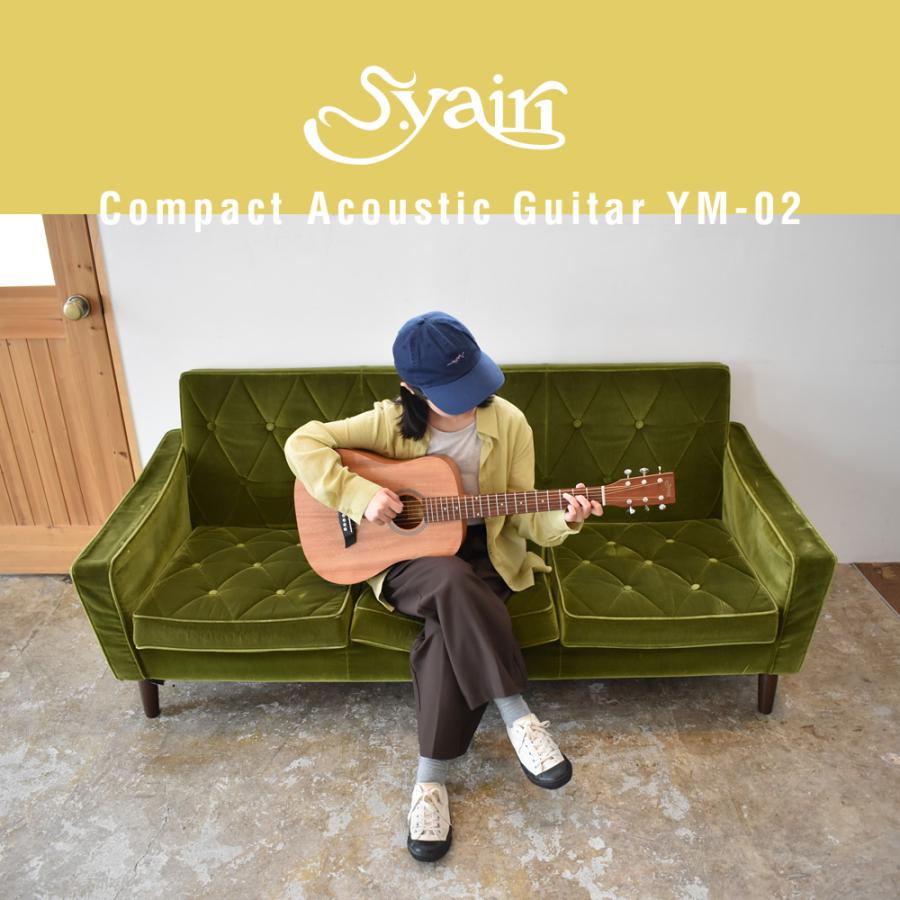 S.Yairi 左利き用 コンパクト アコースティックギター YM-02LH アコギ